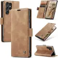 CASEME Samsung Galaxy S24 Ultra Caseme 013 Series Lommebok-deksel - Brun