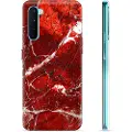 Mtp Products OnePlus Nord TPU-deksel - Rød Marmor