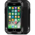 Love Mei iPhone 7/8/SE (2020)v Love Mei Powerful Deksel - Svart