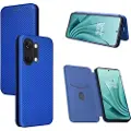 Mtp Products OnePlus Ace 2V/Nord 3 Flip-deksel - Karbonfiber - Blå