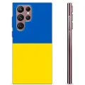 Mtp Products Samsung Galaxy S22 Ultra 5G TPU-deksel Ukrainsk flagg - Gul og lyseblå