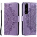 Mtp Products Sony Xperia 1 VI Mandala Series Lommebok-deksel - Lilla