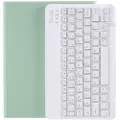 Mtp Products iPad Air 2024/2022/2020 Bluetooth-tastaturveske med Pennespor - Lysegrønn