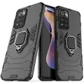 Mtp Products Xiaomi Redmi Note 11 Pro/Note 11 Pro+ Hybrid-deksel med Ringholder - Svart
