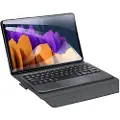 DUX Samsung Galaxy Tab S7/S8 Etui med Bluetooth-tastatur - Svart