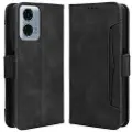 Mtp Products Motorola Moto G34 Lommebok-deksel med Kortholder - Svart