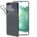 Mtp Products Saii 2-i-1 Samsung Galaxy S22 5G TPU-deksel & Beskyttelsesglass