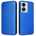 Mtp Products OnePlus Nord 2T Flip-deksel - Karbonfiber - Blå