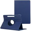 Mtp Products Samsung Galaxy Tab S7 FE 360 Roterende Folio-etui - Blå