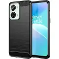 Mtp Products OnePlus Nord 2T Børstet TPU-deksel - Karbonfiber - Svart