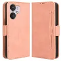 Mtp Products Xiaomi Poco M6/Redmi 13R Lommebok-deksel med Kortholder - Rosa