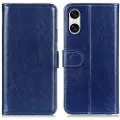 Mtp Products Sony Xperia 10 VI Lommebok-deksel med Magnetisk Lukning - mørkeblå