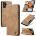CASEME Xiaomi Redmi Note 13 Pro+ 013 Series Lommebok-deksel - Brun