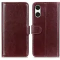 Mtp Products Sony Xperia 10 VI Lommebok-deksel med Magnetisk Lukning - brun