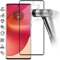 Mtp Products Motorola Edge 50 Fusion/G96 Full Cover Beskyttelsesglass - Svart Kant