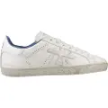 Premiata for man. STEVEN Steven Leather Sneakers white (45), Flat, Laces, Casual
