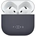 FIXED Silky Silicone case for Apple AirPods 4/4 ANC Blue