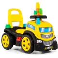 MOLTO Treadpacks Truck With 10 Blocks Kjøretøy For Barn å Sitte På