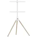 Alterzone Trio TV-gulvstativ for 45"-65" TV, hvit 32 kg 43", 49", 55", 65" 400 x 300 mm