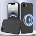 Mtp Products iPhone 16e Liquid Silikondeksel - MagSafe-kompatibel - Svart