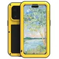 Love Mei iPhone 16 Pro Max Love Mei Powerful Hybrid-deksel - Gul