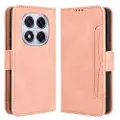 Mtp Products Xiaomi Redmi Note 14 Pro 5G/14 Pro+ 5G/Poco X7 Kortholder Lommebokveske - Rosa