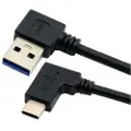 Mtp Products USB 3.1 Type-C / USB 3.0 Kabel - Svart