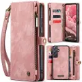 CASEME Samsung Galaxy A36 008 2-i-1 Multifunksjonell Lommebok-deksel - Rosa