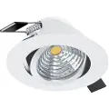 Eglo SALICETO-BYGGET. STUM. KIP Ø88 2700K HVIT