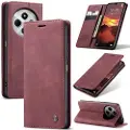 CASEME Xiaomi Redmi 14C Caseme 013 Series Lommebok-deksel - Vinrød