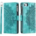 Mtp Products iPhone 16e Mandala Series Lommebok-deksel - Grønn