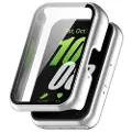 Mtp Products Samsung Galaxy Fit3 Plastdeksel med Skjermbeskytter - Sølv