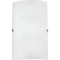 Eglo Troy 3 - Vegglampe - 1 sokkel - E14 - satin-nikkel, hvit