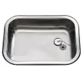 Juvel Barents vask BA480 48x34 cm til nedfældning, med strainer