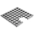 SSI-METALINDUSTI ApS Hf grating 136 x 136 mm with cut-out