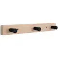 Home>it HOME It knagerække med 3 knage 28 cm natur/sort knage bøg