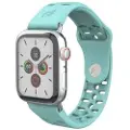 Pela eco-friendly and compostable 44mm Apple Watch wristband with quick release - Blue