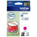 Brother LC22UM - Magenta Ink - Blekkpatron Rød