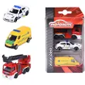 Majorette 3-Pack Danske Utrykningskjøretøy