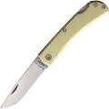 Bear & Son Yellow Aluminum Small foldekniv