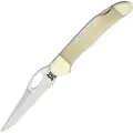 Bear & Son Lockback White Smooth Bone foldekniv