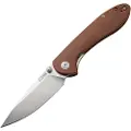 CJRB Feldspar foldekniv, brun