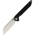 CJRB Rampart Linerlock Black foldekniv