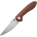 CJRB Small Feldspar foldekniv, brun