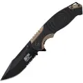 Smith & Wesson M&P Linerlock foldekniv, black/brown