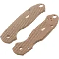 Glow Rhino Custom Spyderco Para Scales, tan