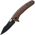 Camillus Blaze Linerlock foldekniv, brun
