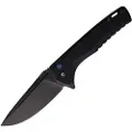 Tekto Knives F3 Charlie Button Lock Black foldekniv