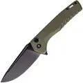Tekto Knives F3 Charlie Button Lock OD foldekniv
