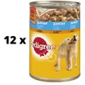 Pedigree Junior 24 x 400 g - med kylling